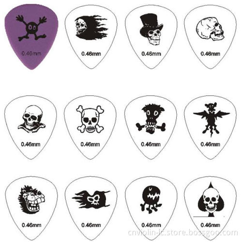 Matte Celluloid Picks-Monster Pattern